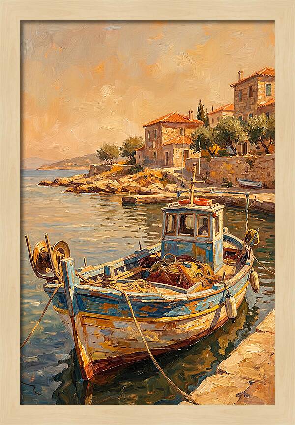 Fishing Boat In The Mediterranean