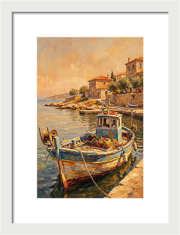 Fishing Boat In The Mediterranean