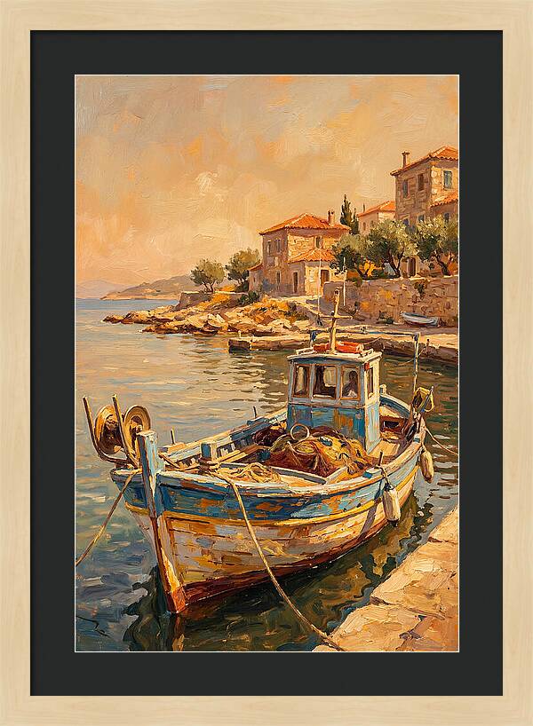 Fishing Boat In The Mediterranean
