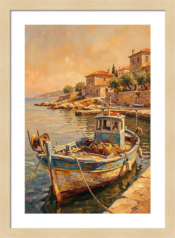Fishing Boat In The Mediterranean