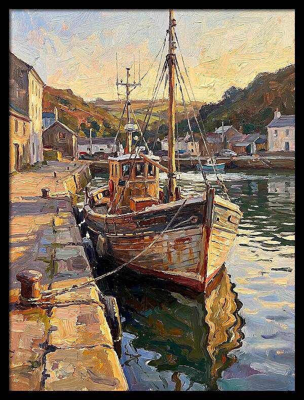 Fishing Boat Reflections
