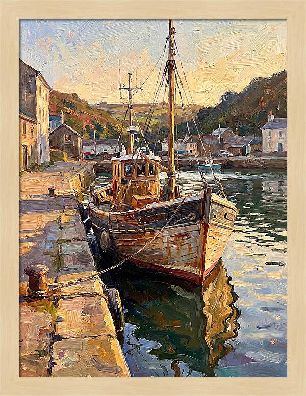 Fishing Boat Reflections