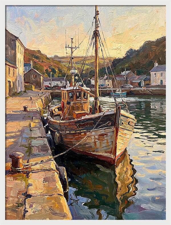 Fishing Boat Reflections