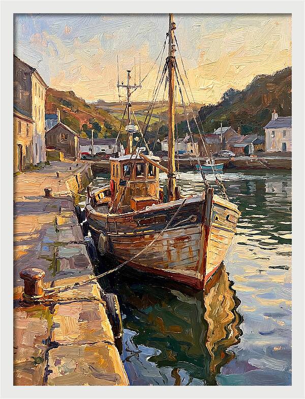 Fishing Boat Reflections