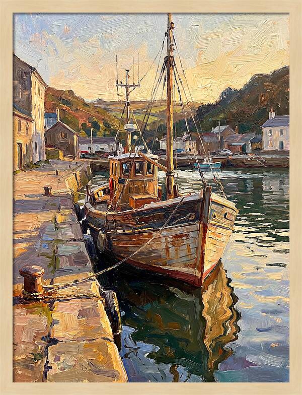 Fishing Boat Reflections