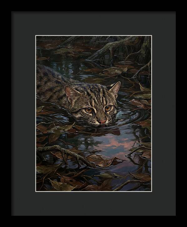 Fishing Cat In Water