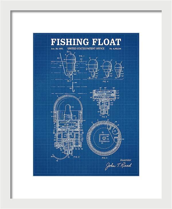Fishing Float Blueprint Patent Us4461114a