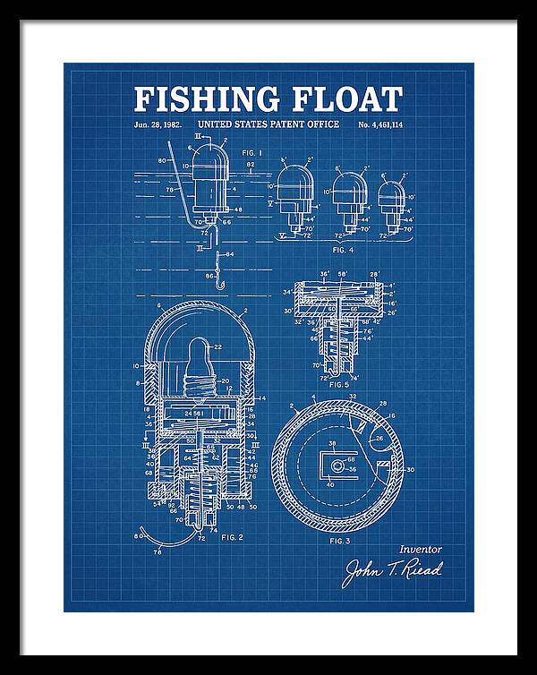 Fishing Float Blueprint Patent Us4461114a