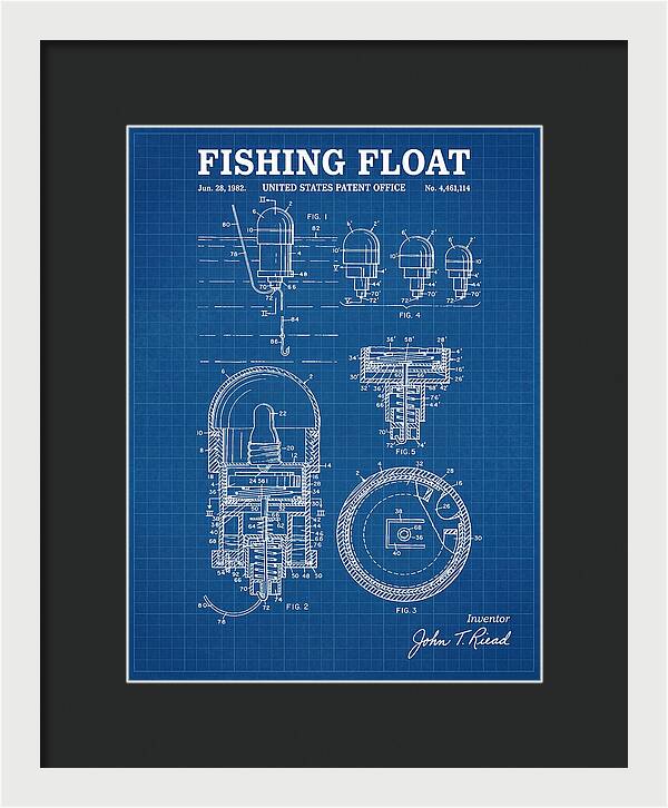 Fishing Float Blueprint Patent Us4461114a