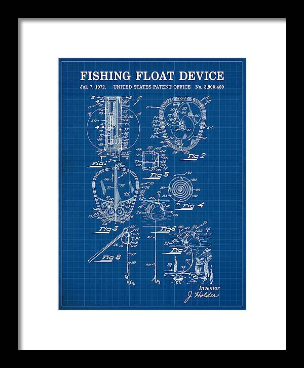 Fishing Float Device Blueprint Patent Us3800460a