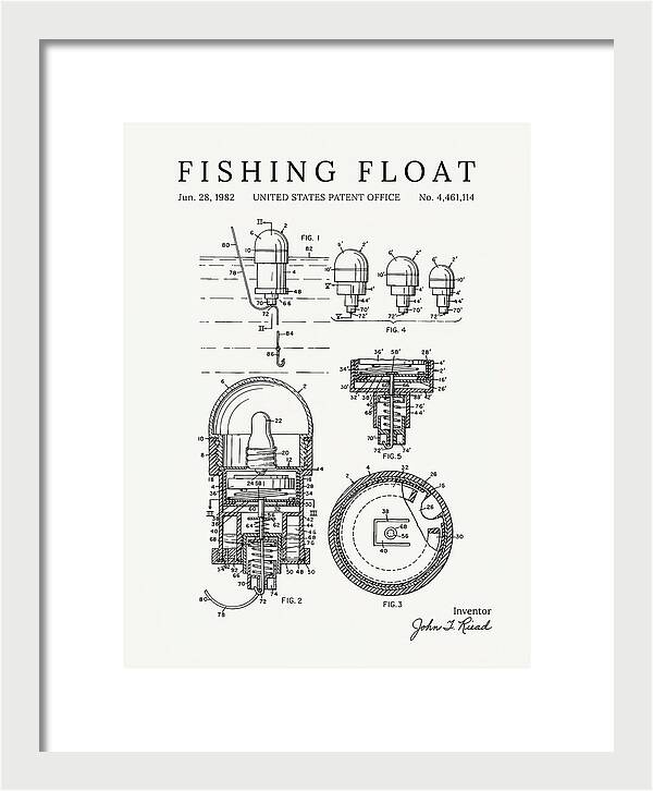 Fishing Float Minimalist Patent Us4461114a