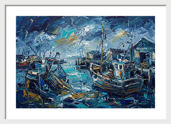 Fishing Harbor Serenity
