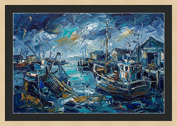 Fishing Harbor Serenity