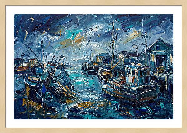 Fishing Harbor Serenity