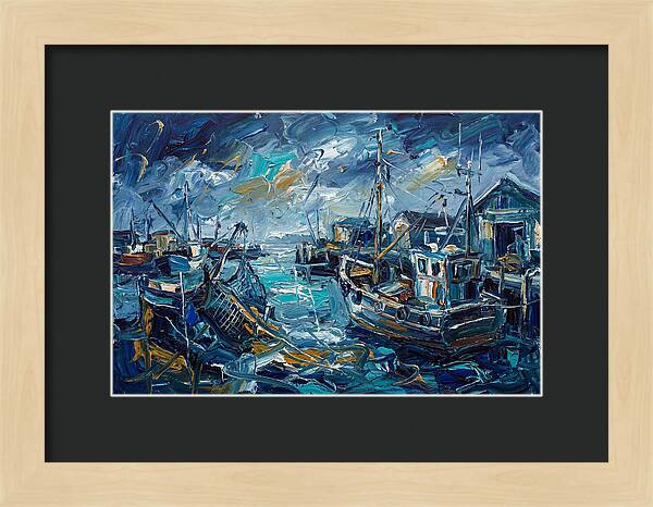 Fishing Harbor Serenity