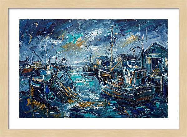 Fishing Harbor Serenity