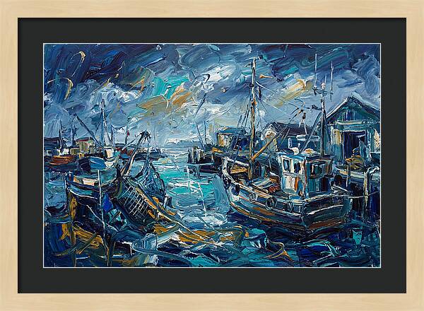 Fishing Harbor Serenity