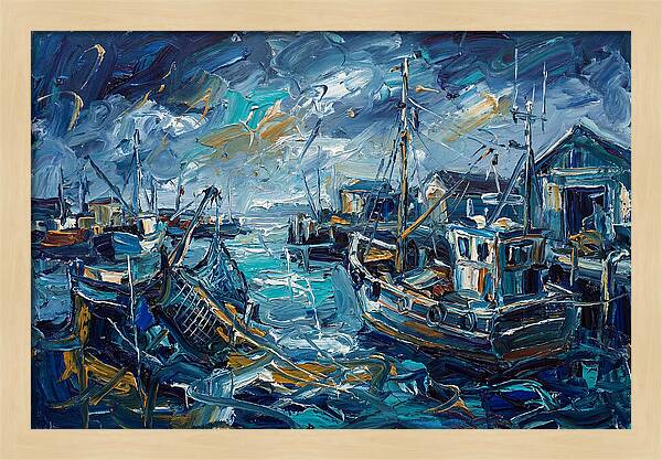 Fishing Harbor Serenity