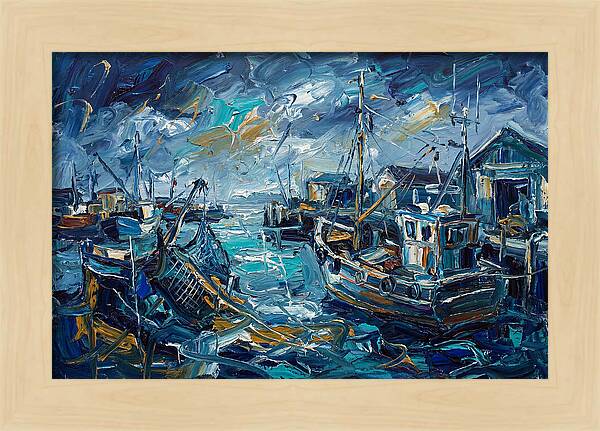 Fishing Harbor Serenity