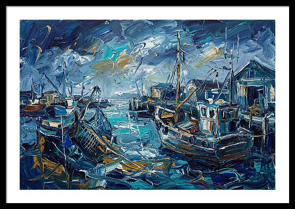 Fishing Harbor Serenity
