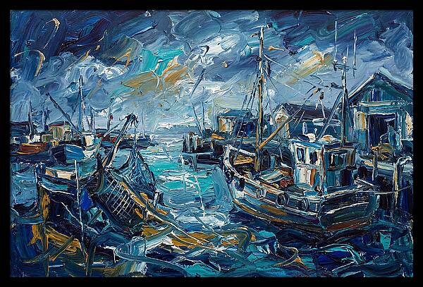 Fishing Harbor Serenity
