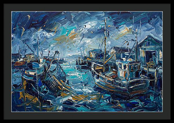 Fishing Harbor Serenity