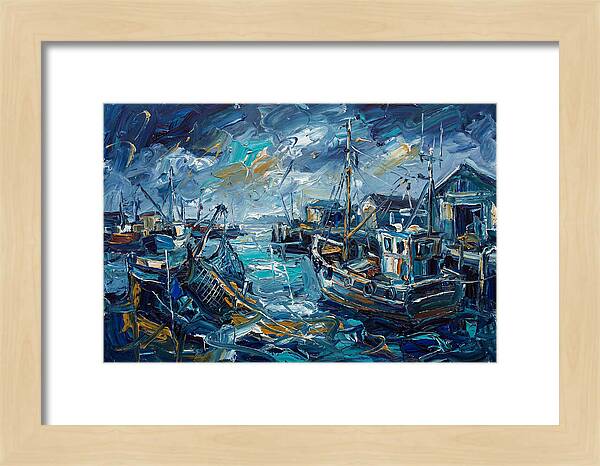 Fishing Harbor Serenity