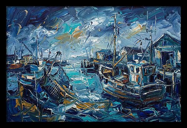 Fishing Harbor Serenity