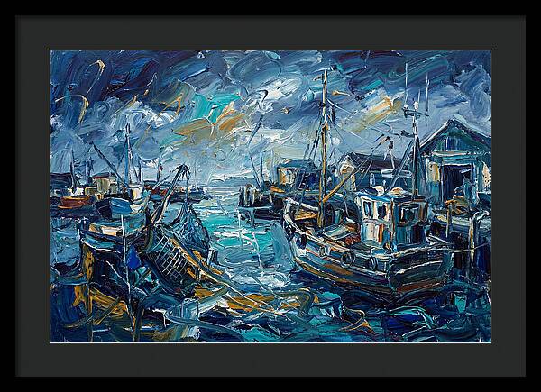 Fishing Harbor Serenity