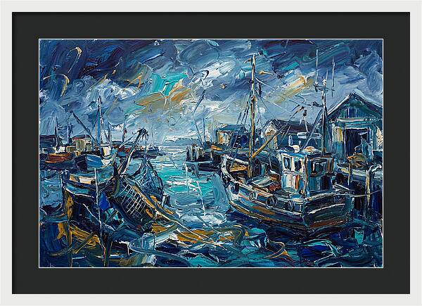 Fishing Harbor Serenity