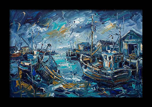 Fishing Harbor Serenity