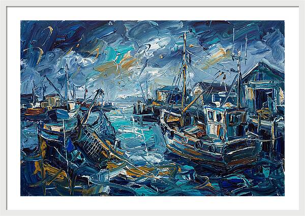 Fishing Harbor Serenity