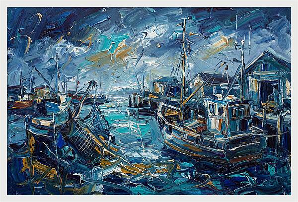 Fishing Harbor Serenity