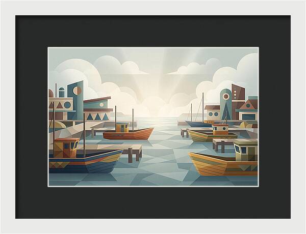 Fishing Harbor Serenity