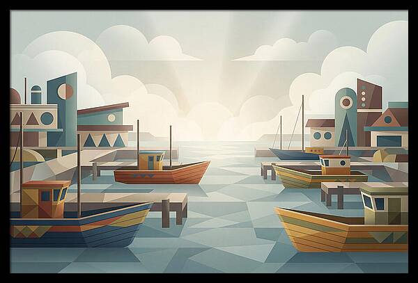 Fishing Harbor Serenity
