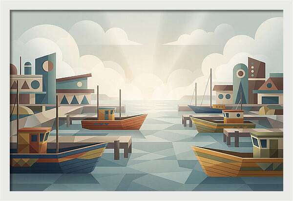 Fishing Harbor Serenity