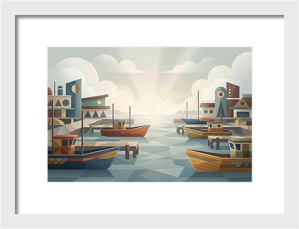 Fishing Harbor Serenity