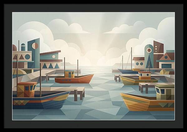 Fishing Harbor Serenity