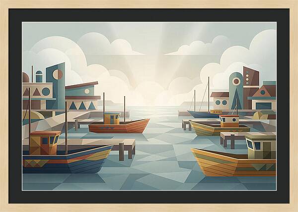 Fishing Harbor Serenity