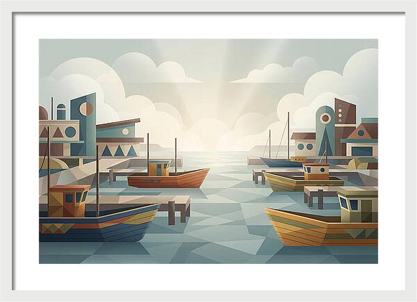 Fishing Harbor Serenity