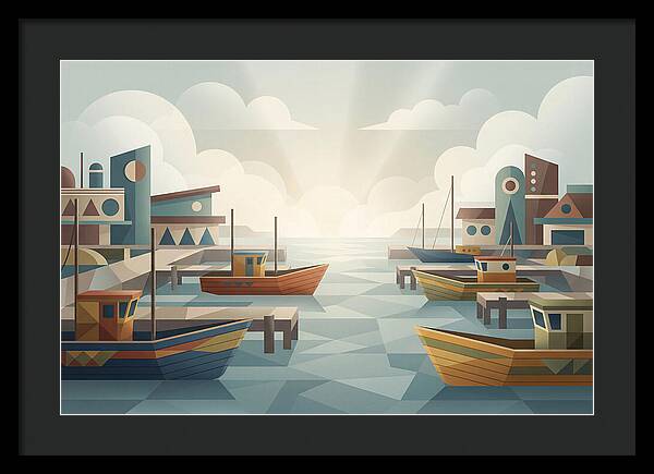 Fishing Harbor Serenity