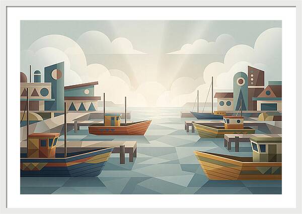 Fishing Harbor Serenity