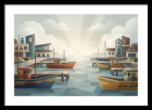 Fishing Harbor Serenity