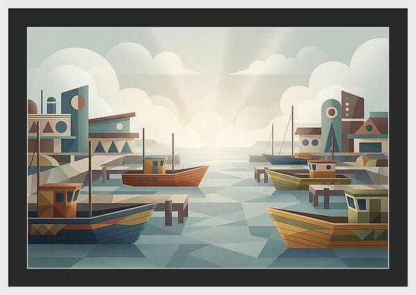 Fishing Harbor Serenity