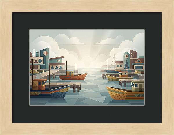 Fishing Harbor Serenity