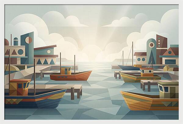 Fishing Harbor Serenity