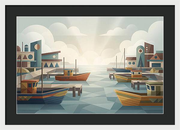 Fishing Harbor Serenity