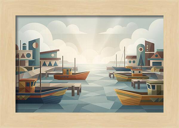 Fishing Harbor Serenity