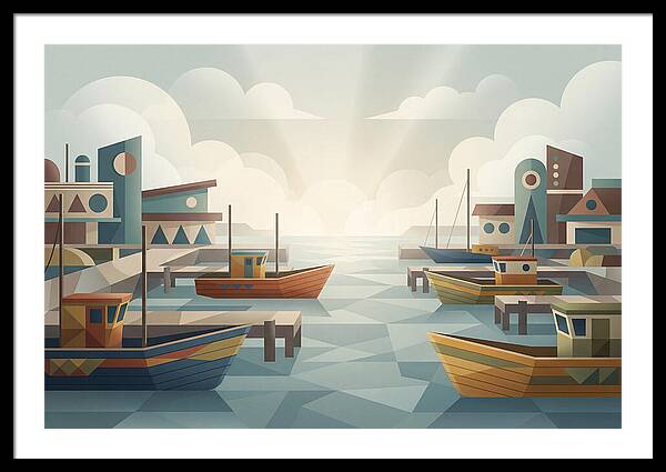 Fishing Harbor Serenity