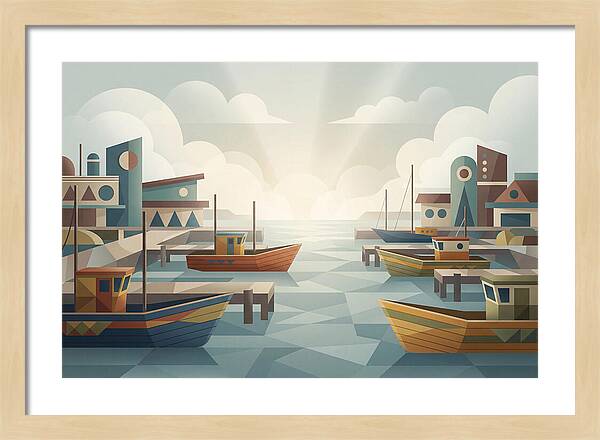 Fishing Harbor Serenity